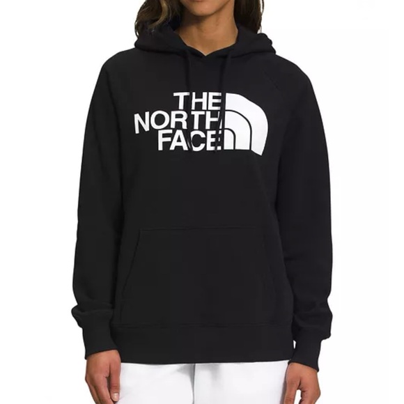 The North Face Tops - The North Face Womens Half Dome Fleece Pullover Hoodie Cozy Classic Lounge M EUC